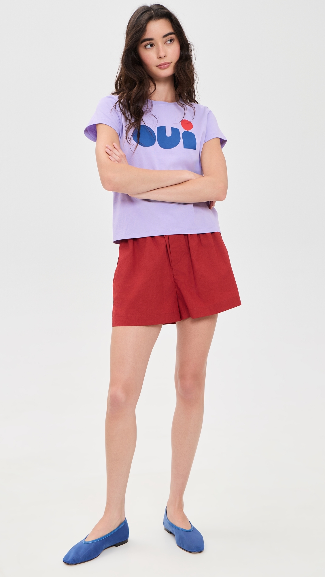 Out Oui Classic Tee Jacaranda