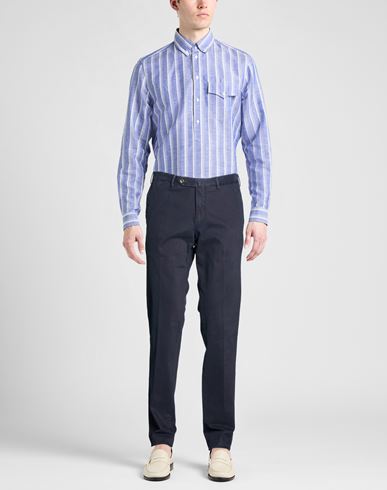 Man Pants Midnight blue Size 42 Cotton, Elastane