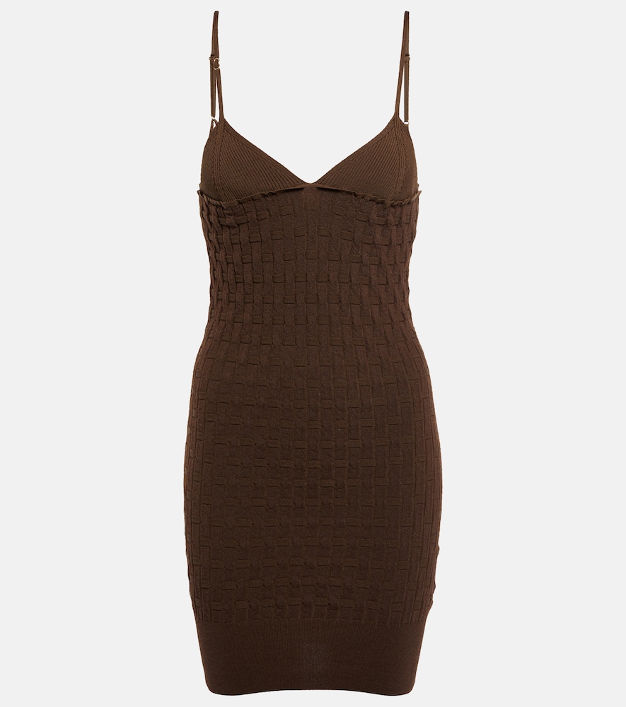 La Robe Maille Tacido minidress