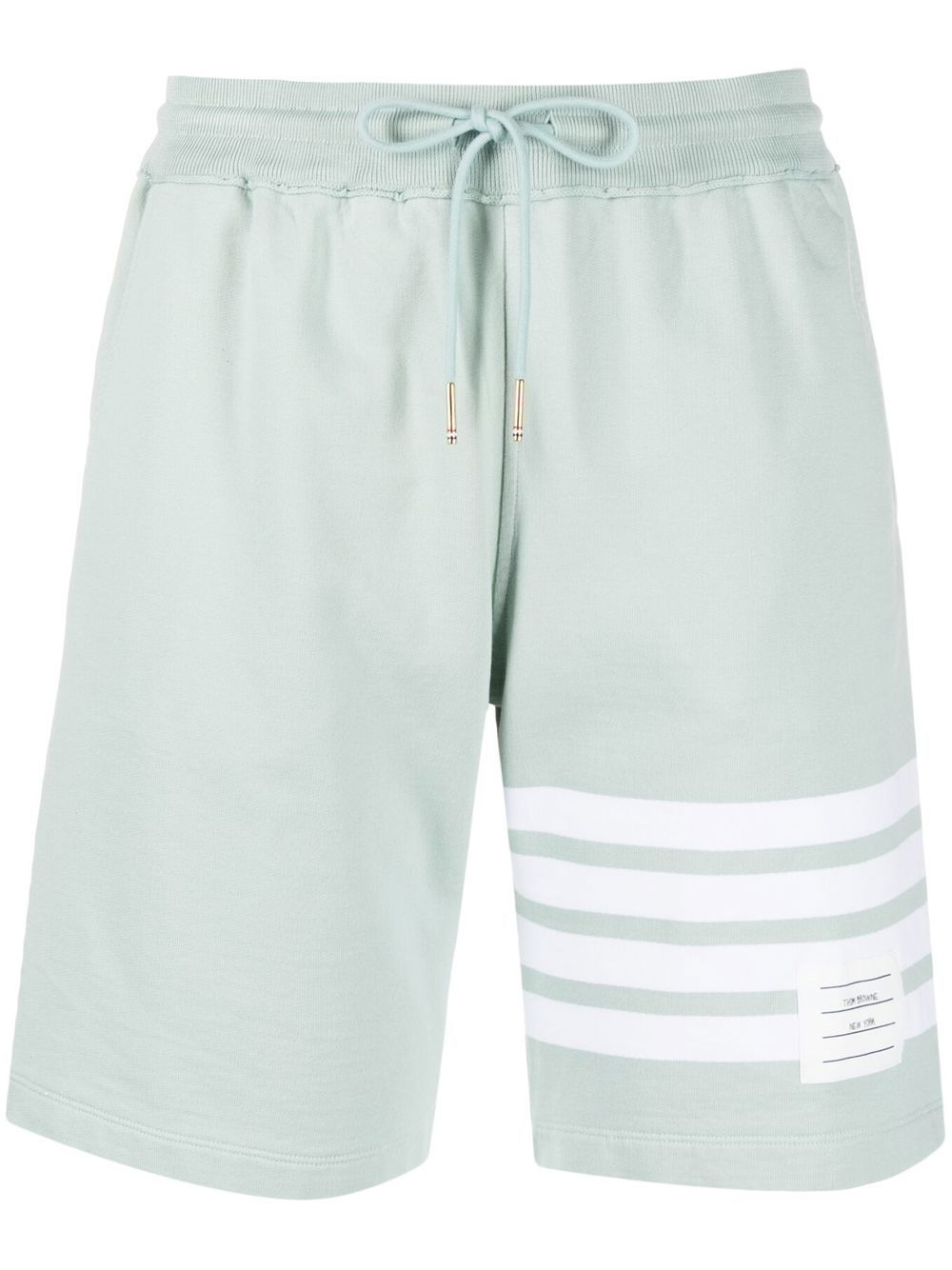 4-Bar stripe track shorts - Green