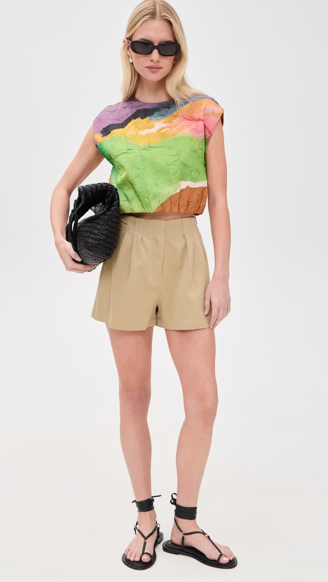 Kira Twill Shorts Sahara