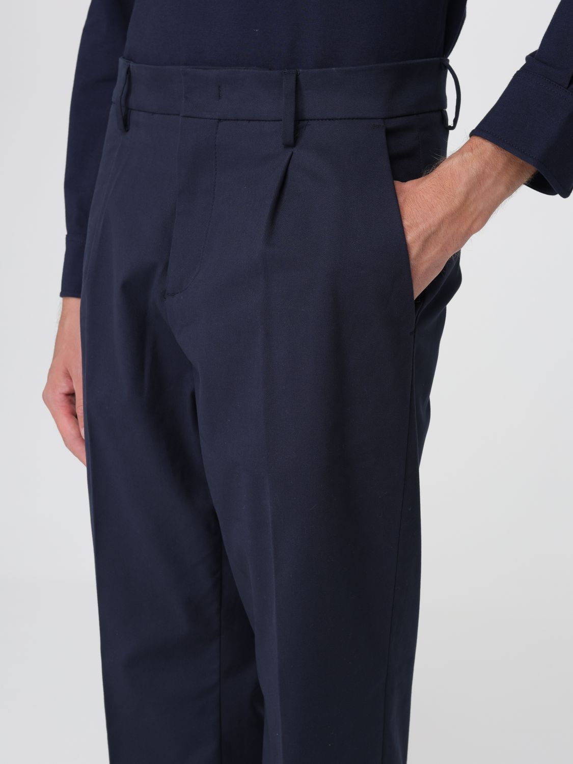 Pants Men color Blue