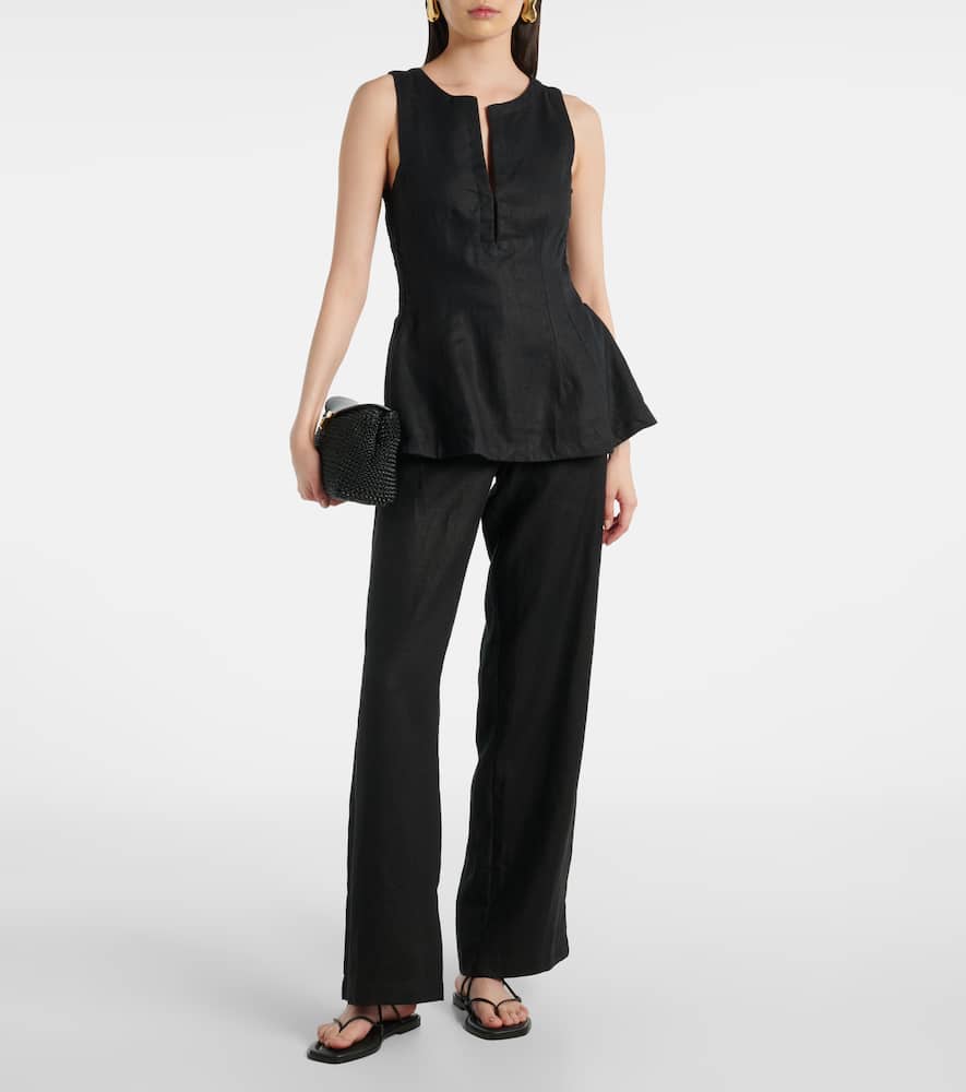 Melia linen top