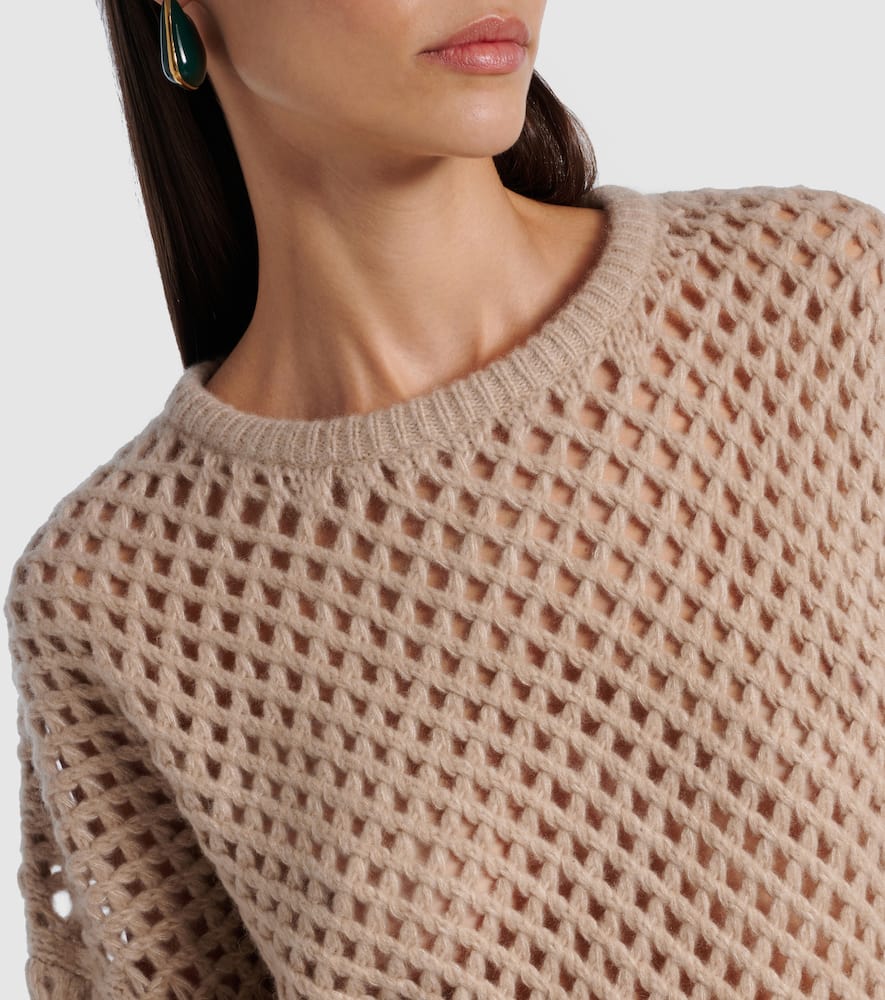 Essen open-knit cashmere and silk sweater