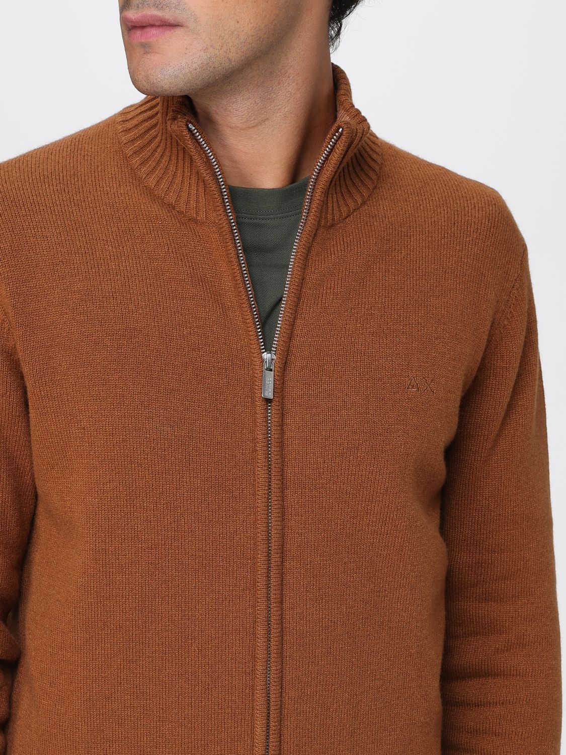 Cardigan Men color Brown