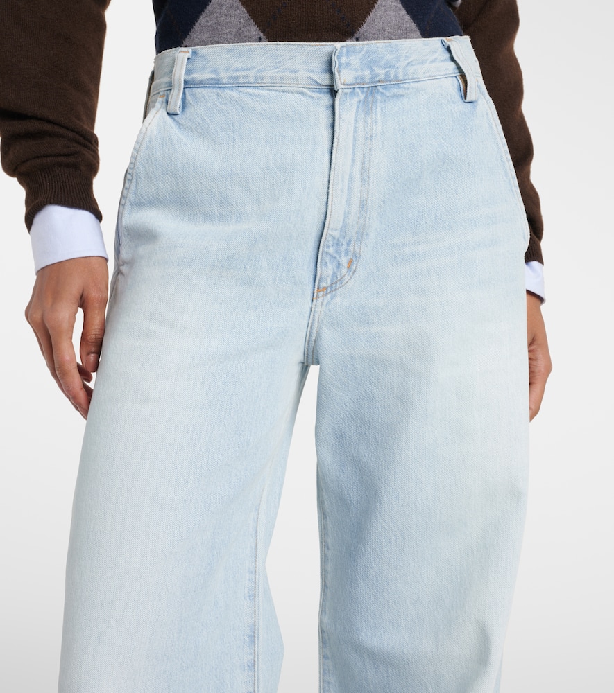 Shona high-rise wide-leg jeans