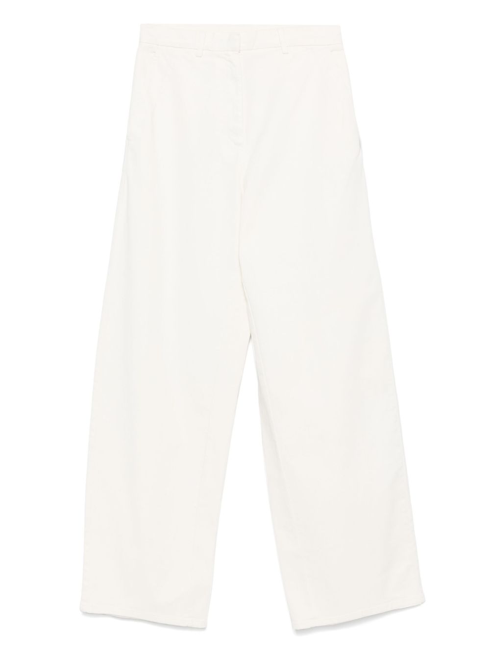 Nº21 twill-weave trousers - Neutrals