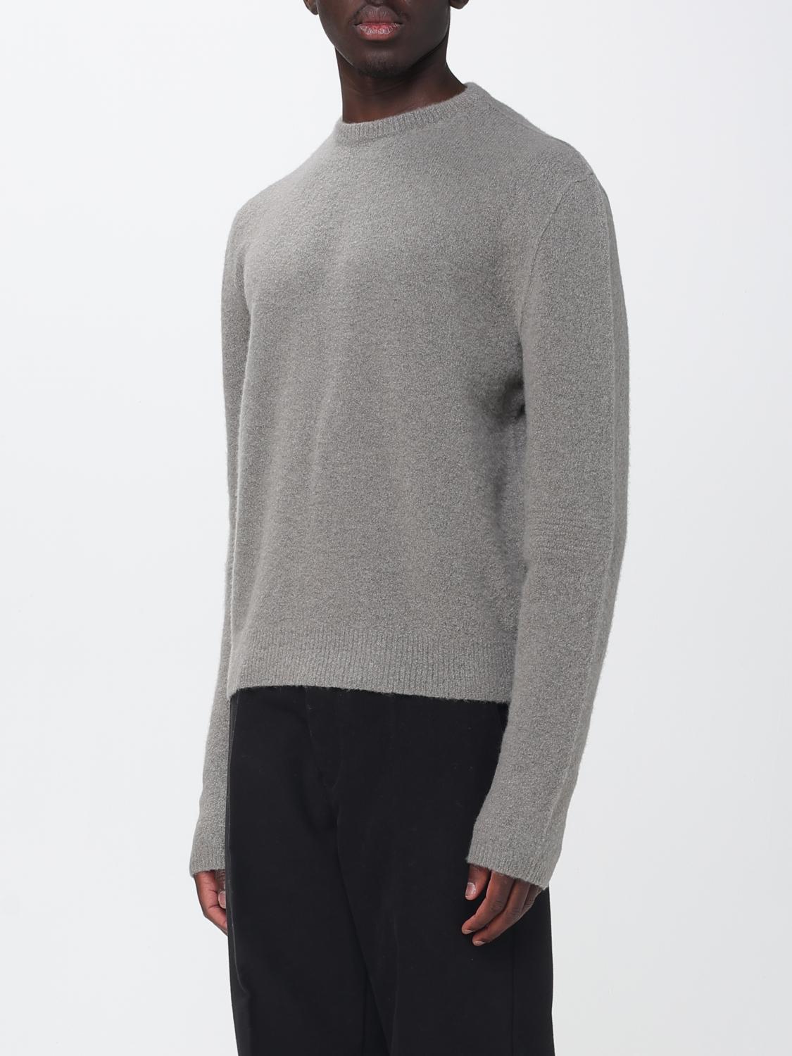 Crewneck Cashmere Blend Jumper with Ribbed Edges