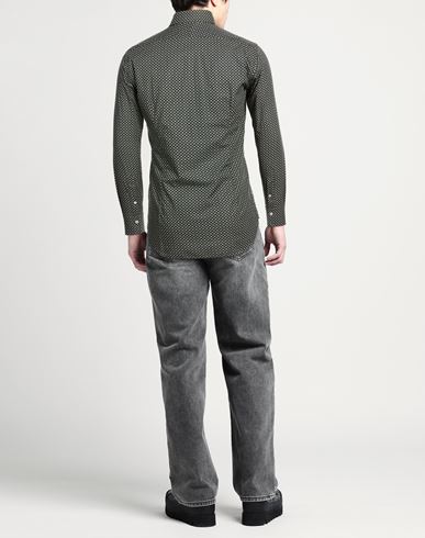 Man Shirt Dark green Size 15 ½ Cotton