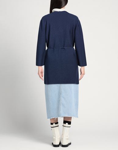 Woman Cardigan Midnight blue Size M Cotton, Viscose, Polyester