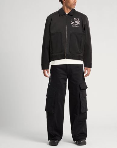 Man Jacket Black Size L Cotton