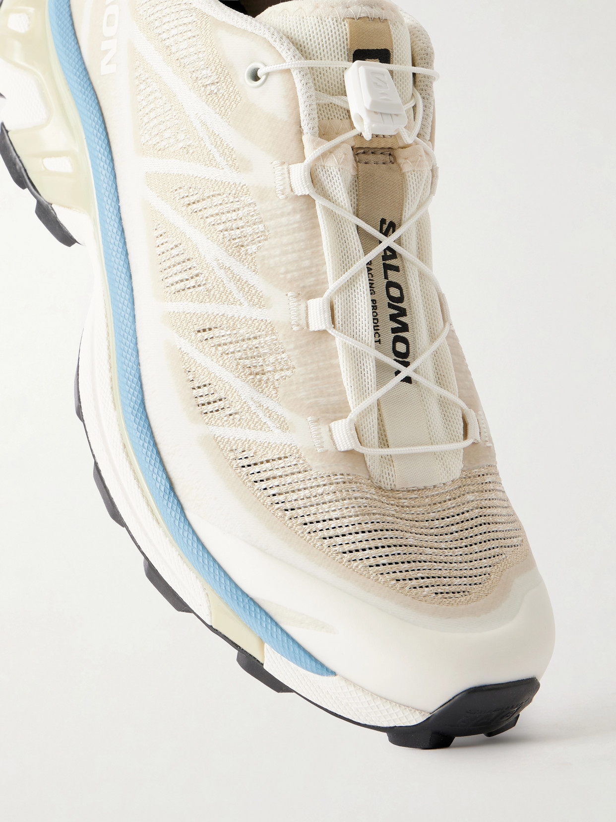 Xt-6 Shadow Rubber-trimmed Fabric Sneakers - Neutrals