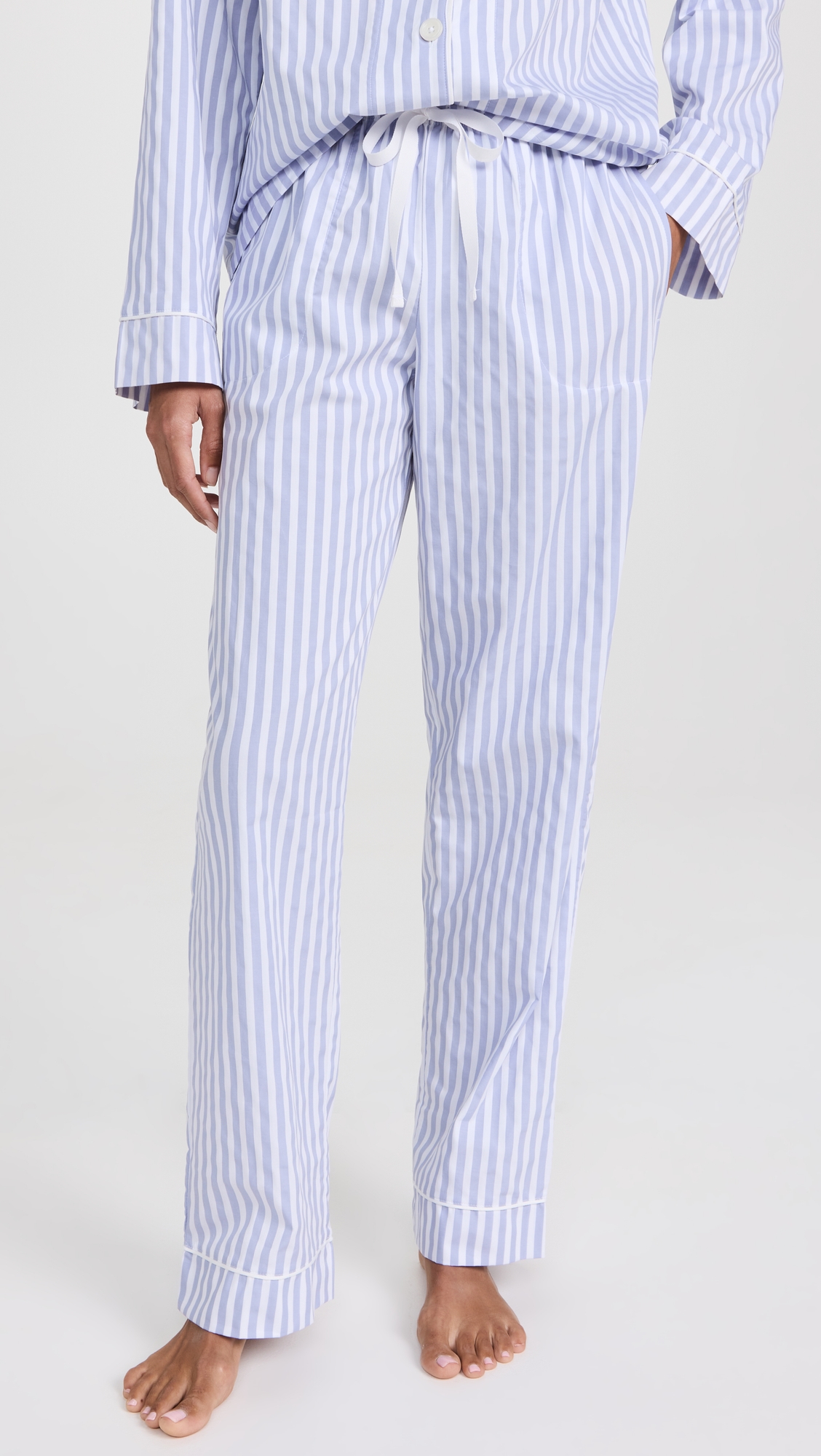 Classic Stripe Pajama Set Blue