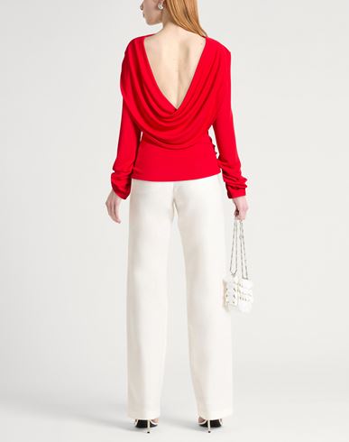 Woman Top Red Size S Viscose, Polyamide