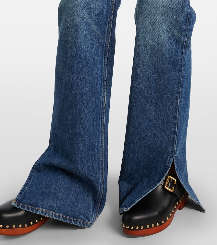 Chloé High-rise flared jeans
