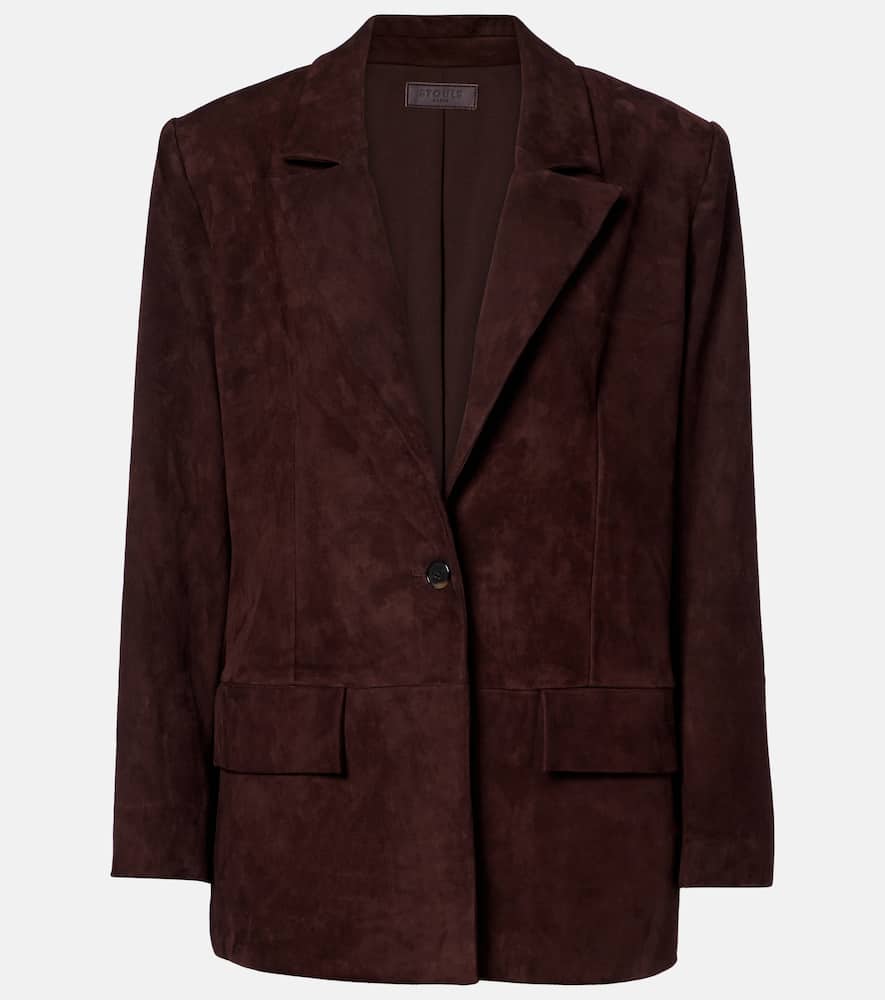 Suede blazer