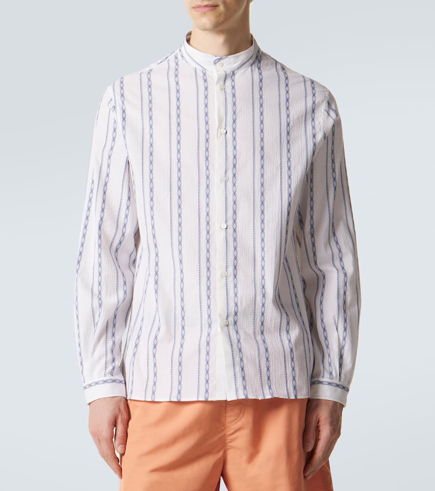 Striped cotton shirt