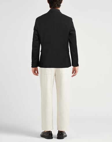 Man Blazer Black Size 38 Polyester, Viscose, Wool, Elastane