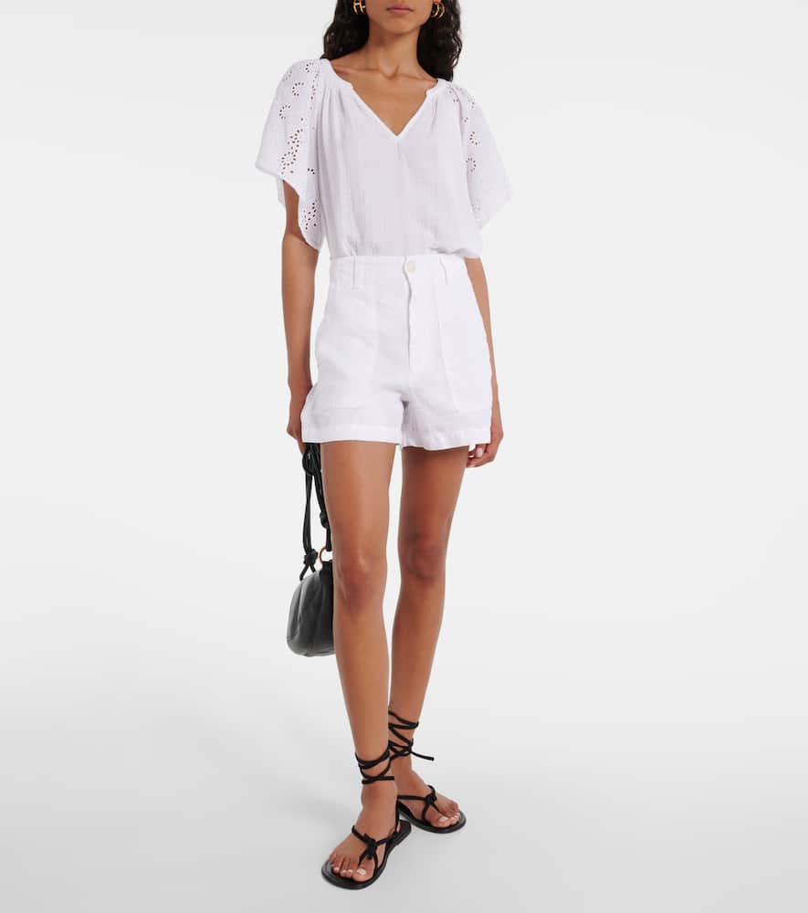 Fallon linen shorts