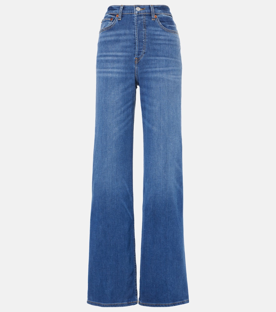 '70s high-rise wide-leg jeans