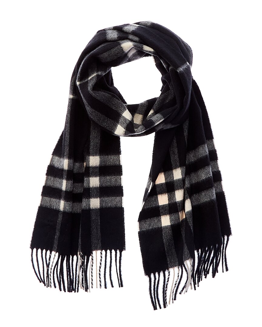 Check Cashmere Scarf