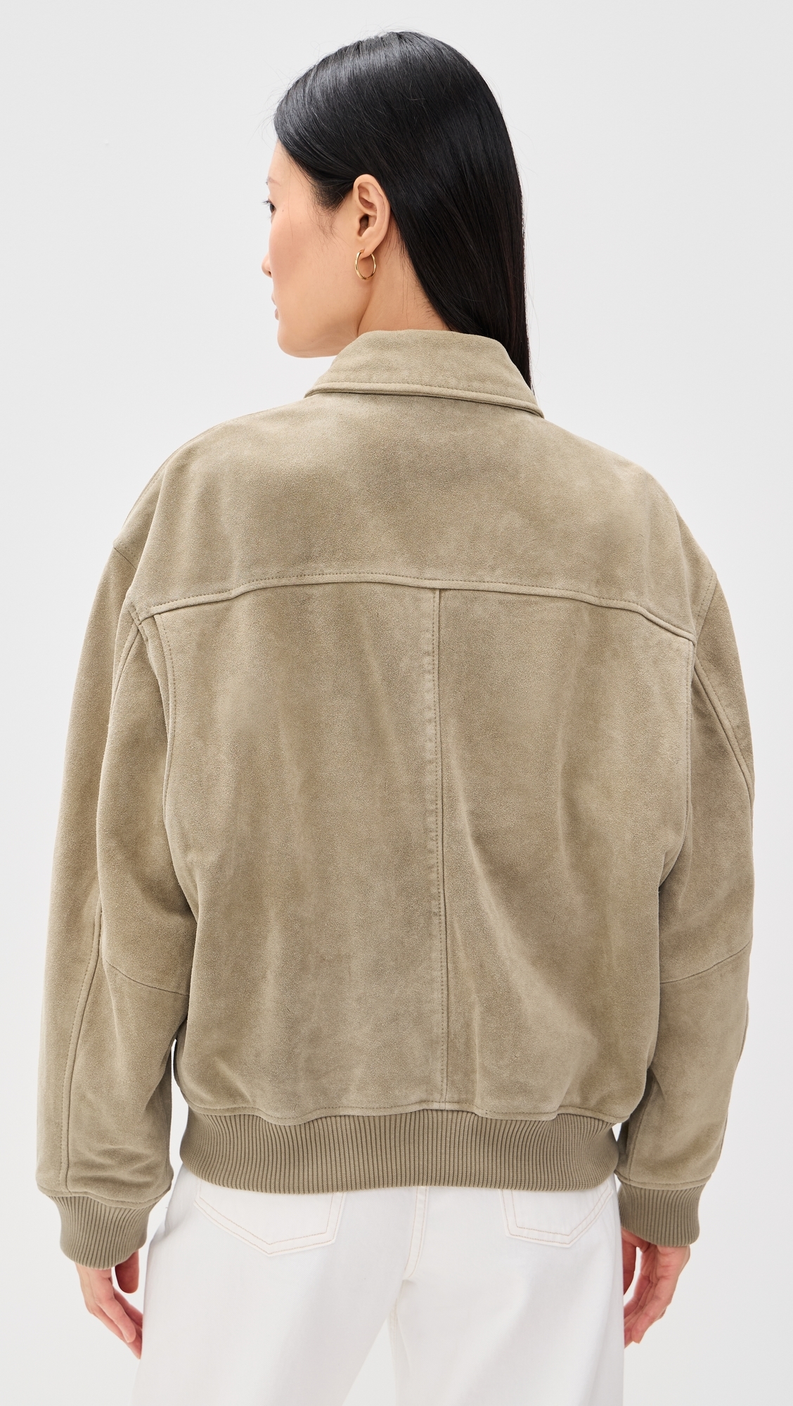 Vivienne Suede Jacket Deep Olive