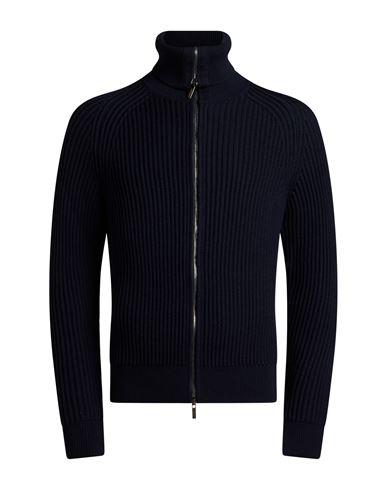 Man Cardigan Midnight blue Size 36 Virgin Wool