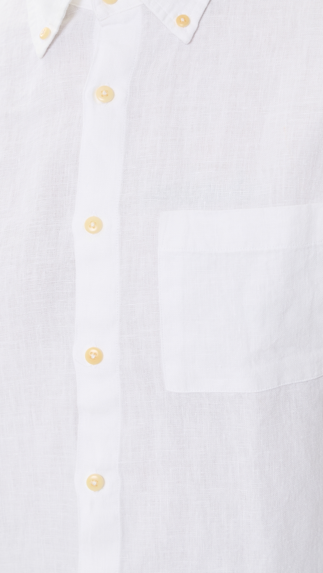 Linen Playa Button Down Shirt Snow