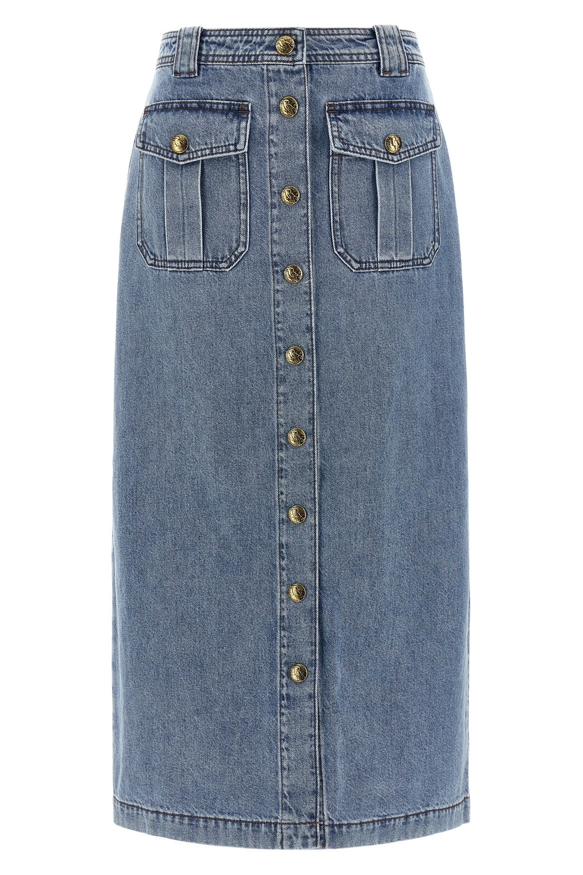 'Denim Pencil' Skirt