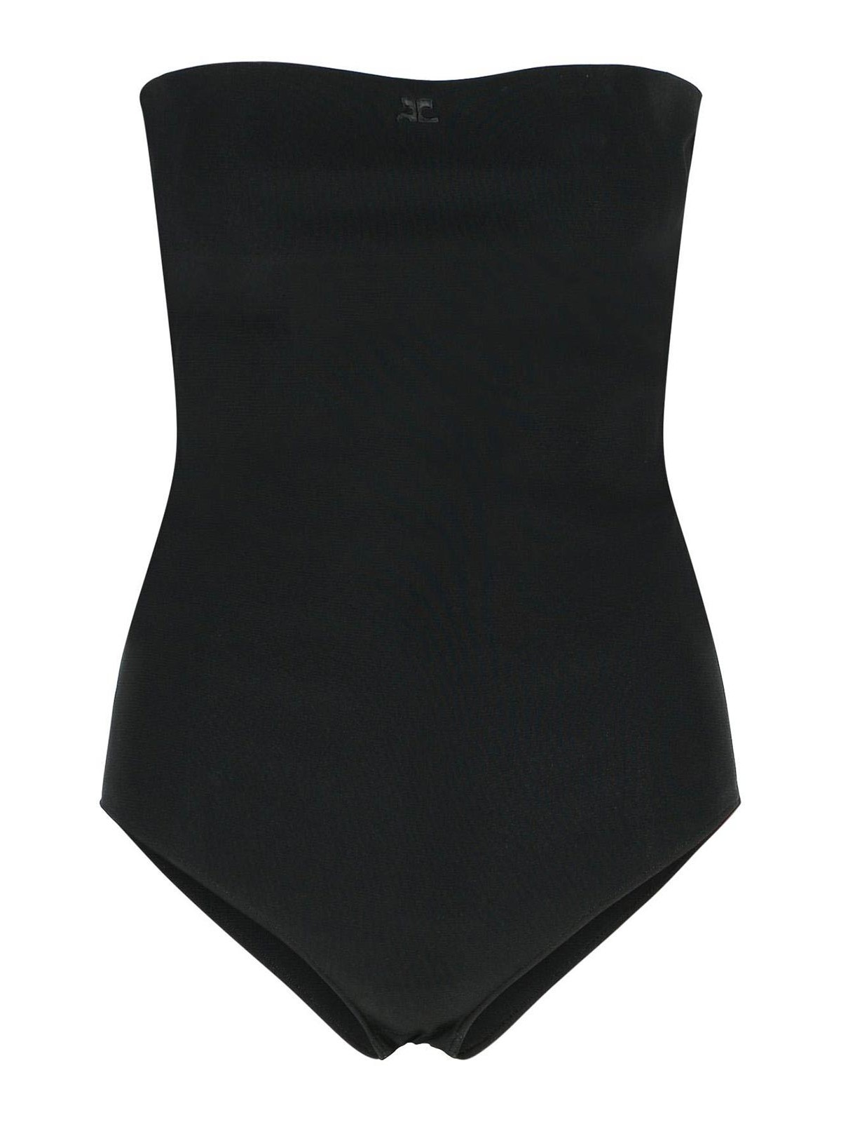 Black Viscose Blend Bodysuit