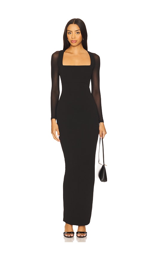 Nookie MAXIKLEID AMORE in Black. Größe S. Also in
