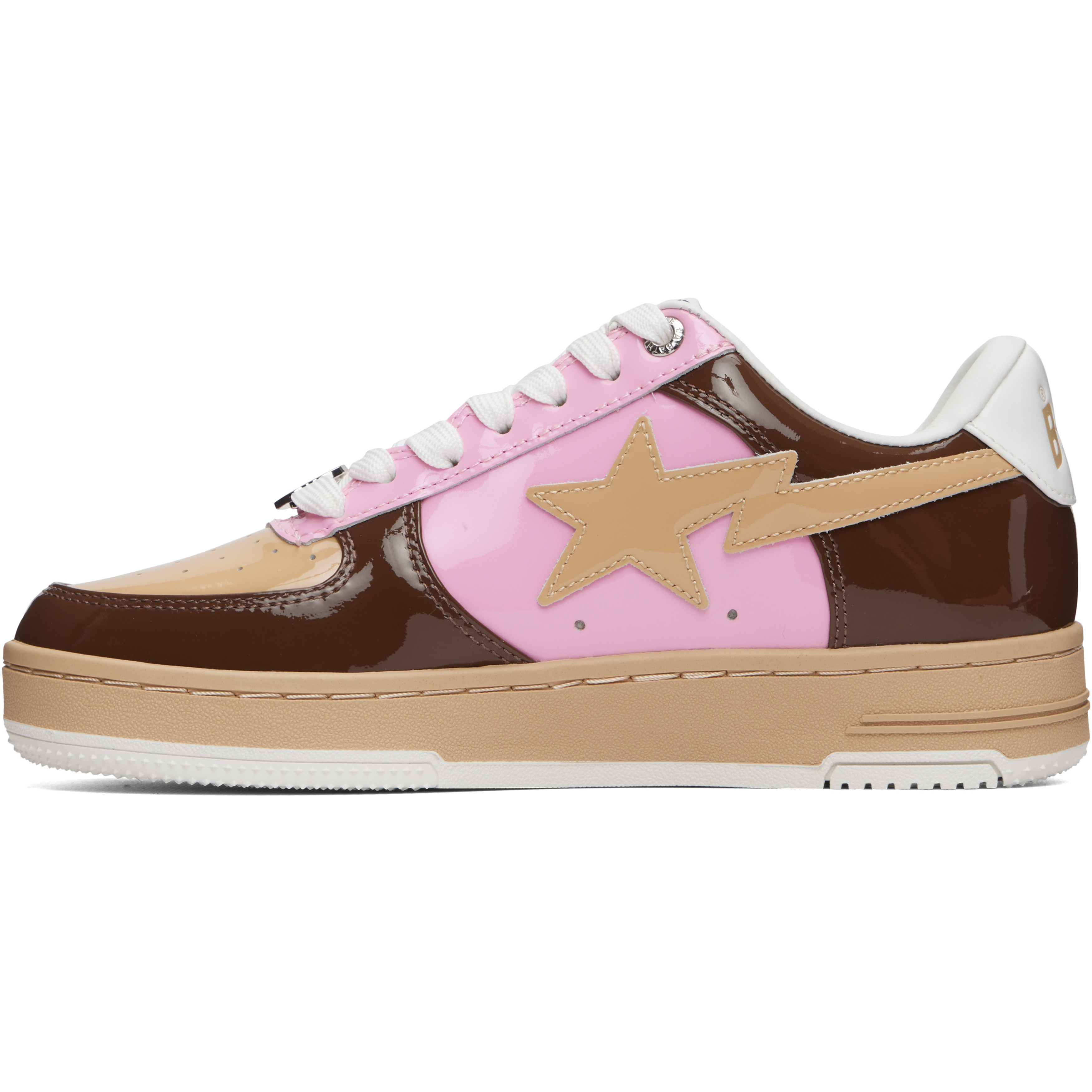 Brown & Pink STA #6 Sneakers