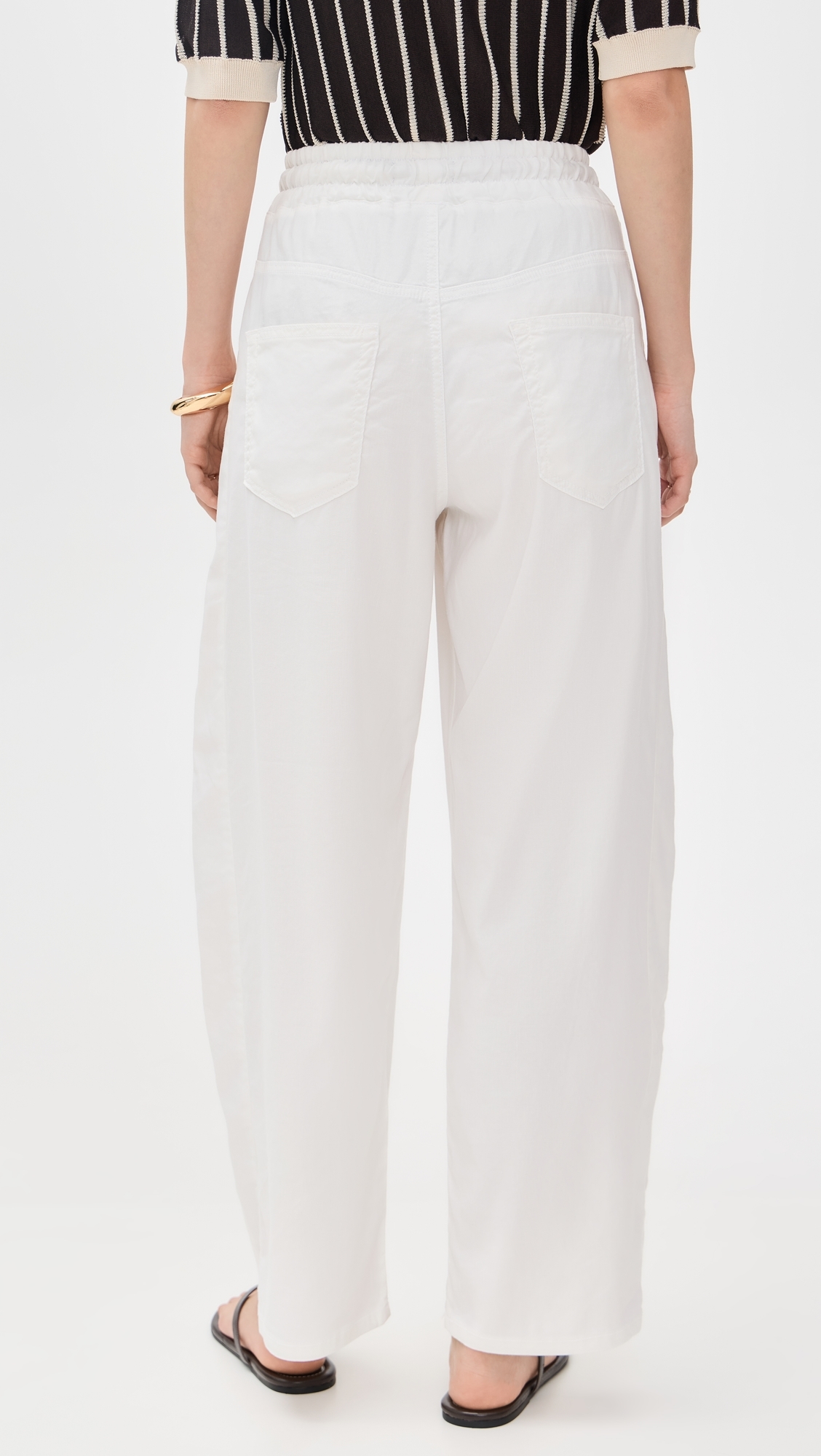 Cancun Pants Ivory Linen
