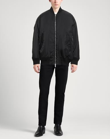 Man Jacket Black Size 38 Polyamide, Cotton, Elastane
