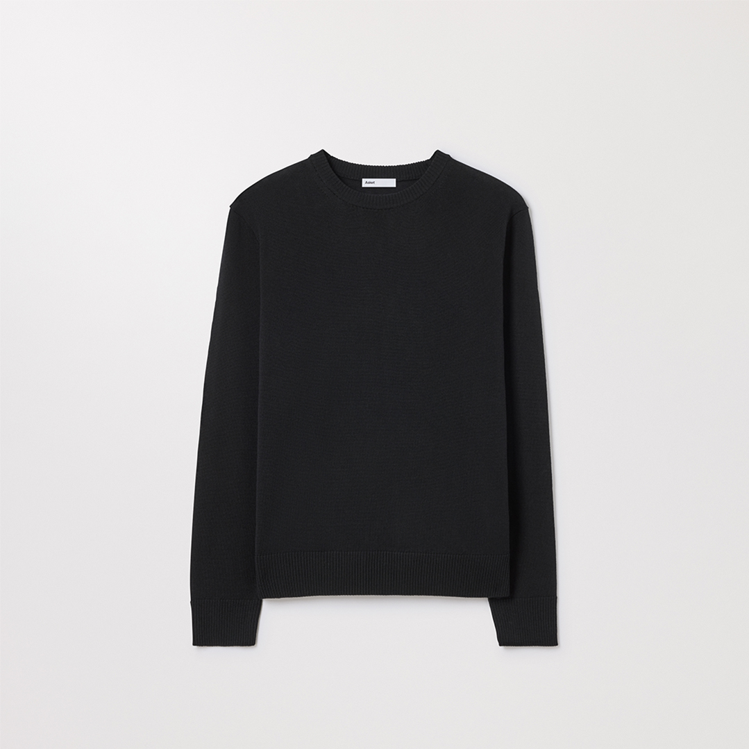 Asket The Merino Sweater Light Brown Melange - Homme
