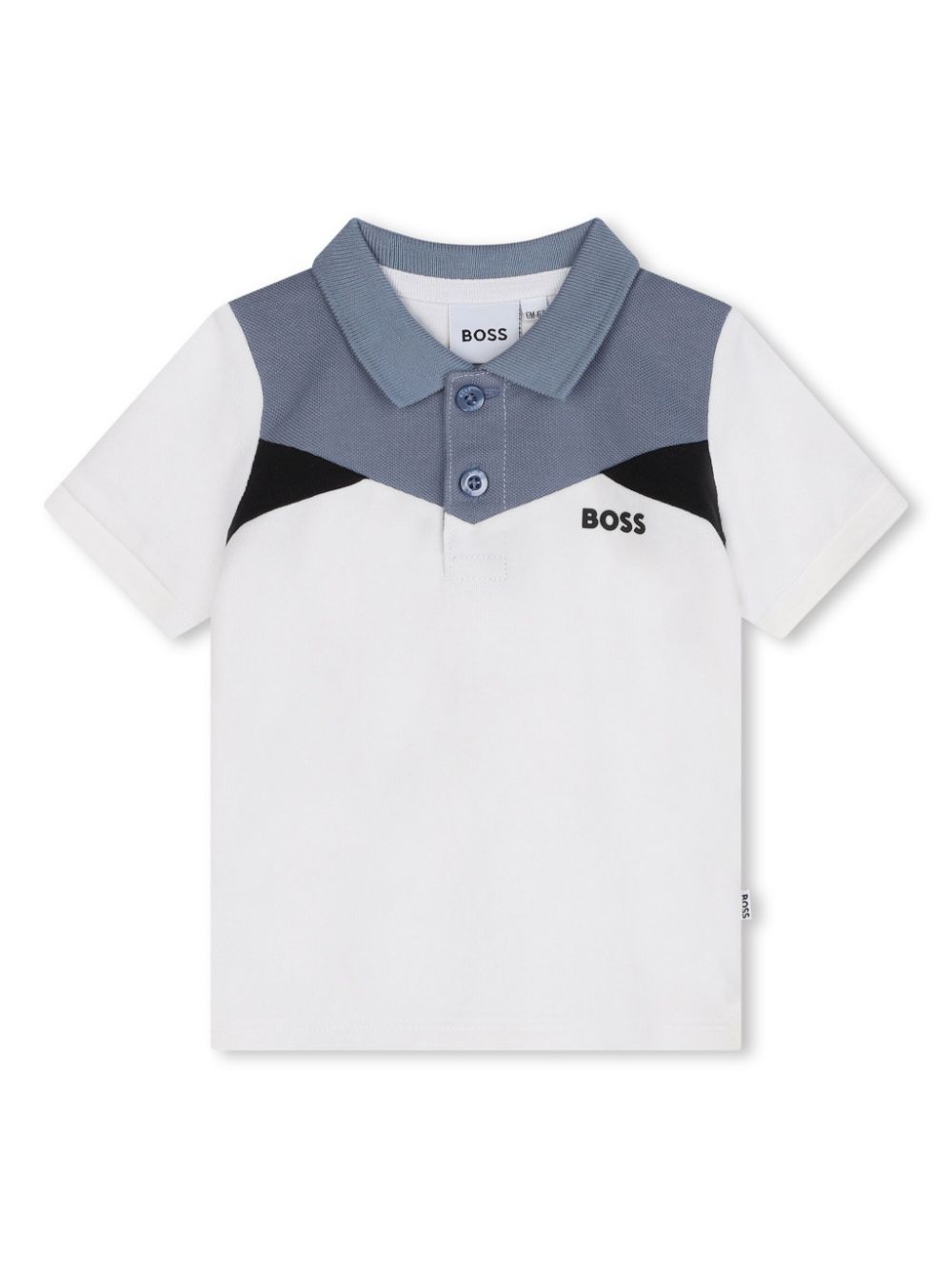 Logo-embroidered polo shirt - White