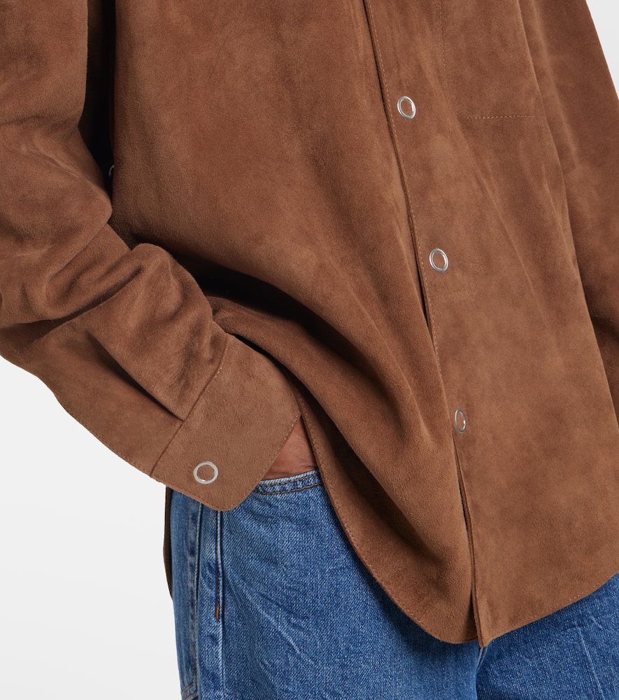 Suede overshirt