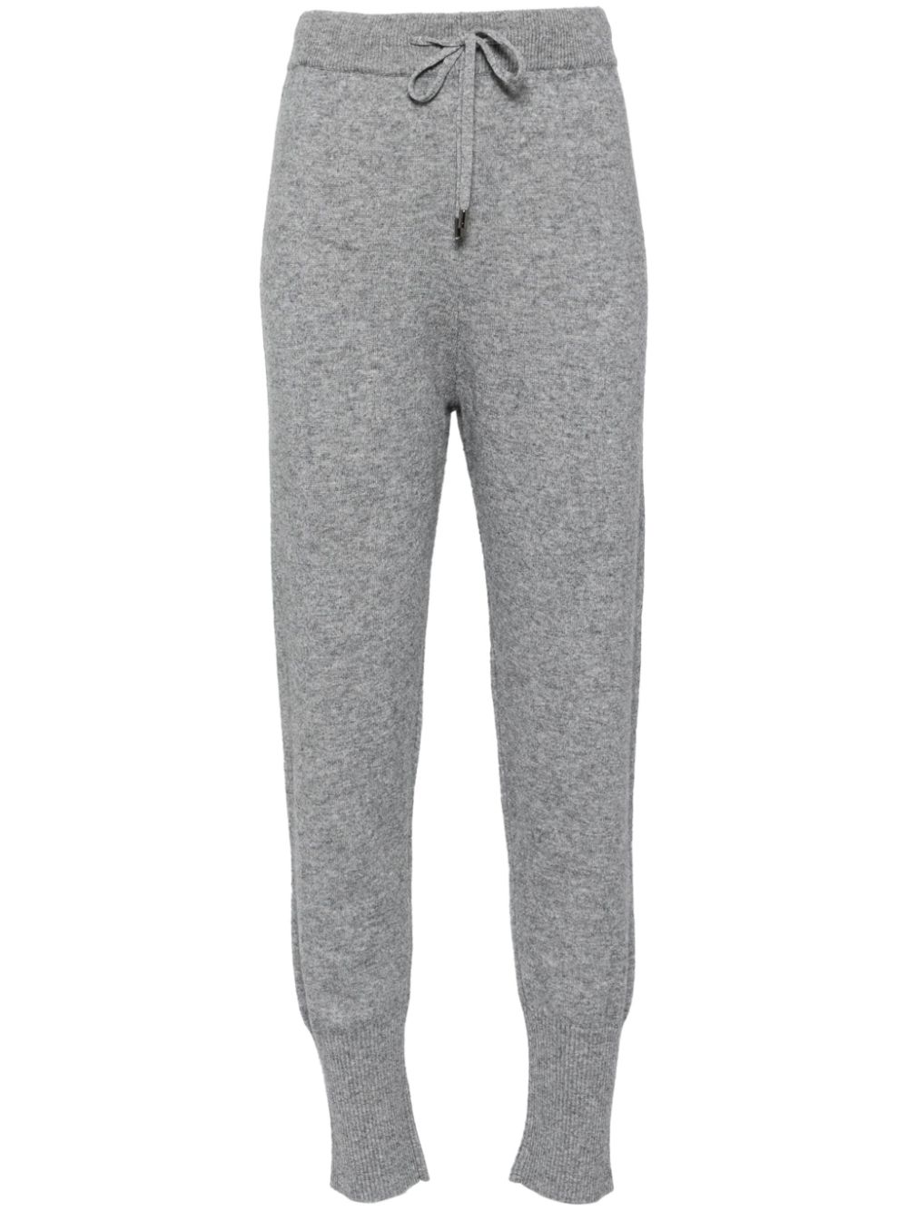 Drawstring tapered trousers - Grey
