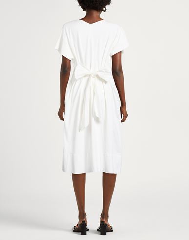Modesty Woman Midi dress Ivory Size L Cotton
