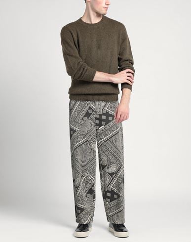 Man Pants Charcoal Size L Cotton