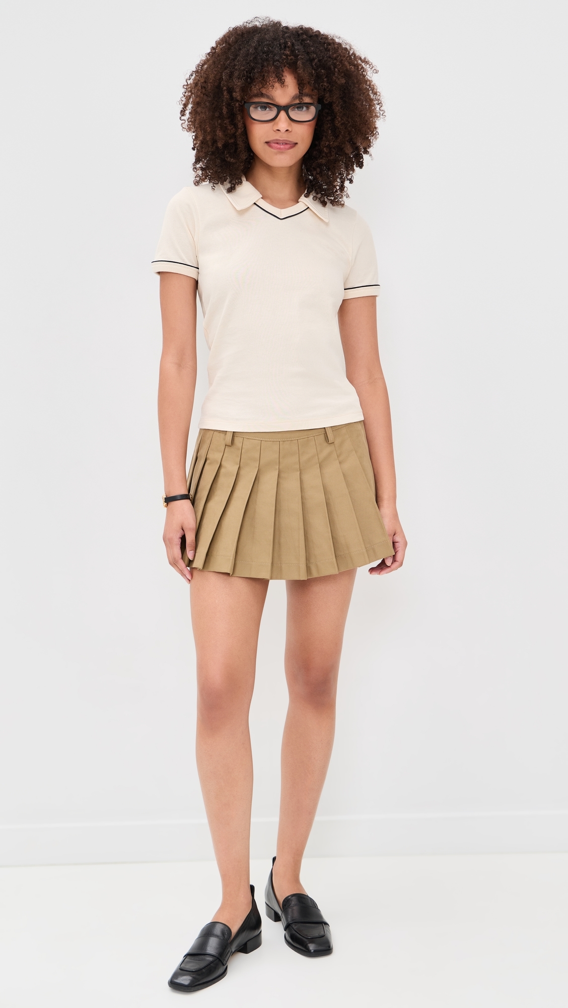 Charlie Top Off White