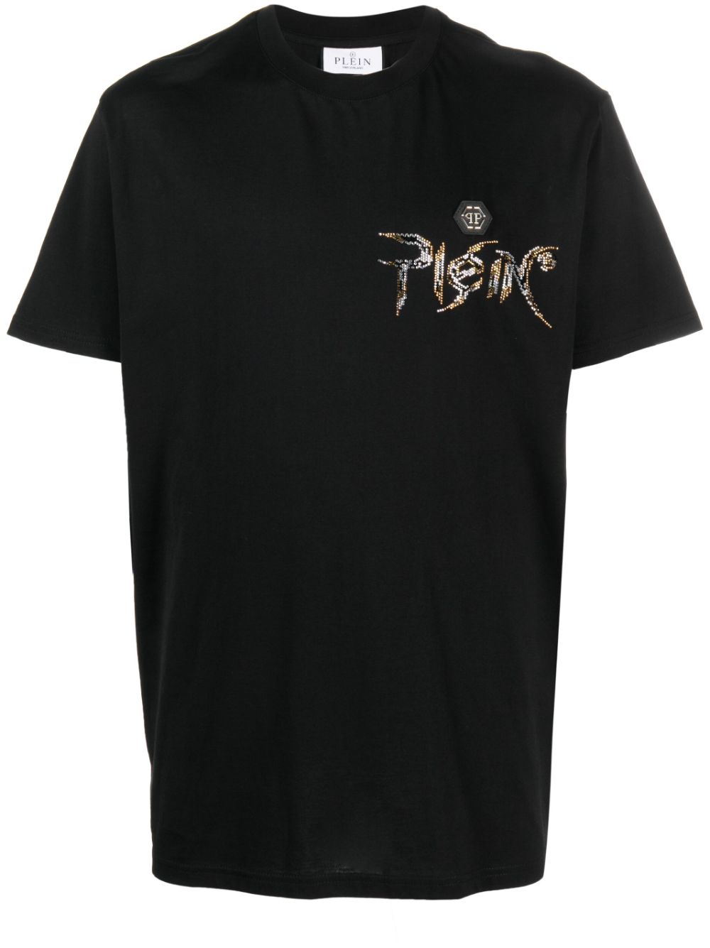 SS Chrome round-neck T-shirt - Black
