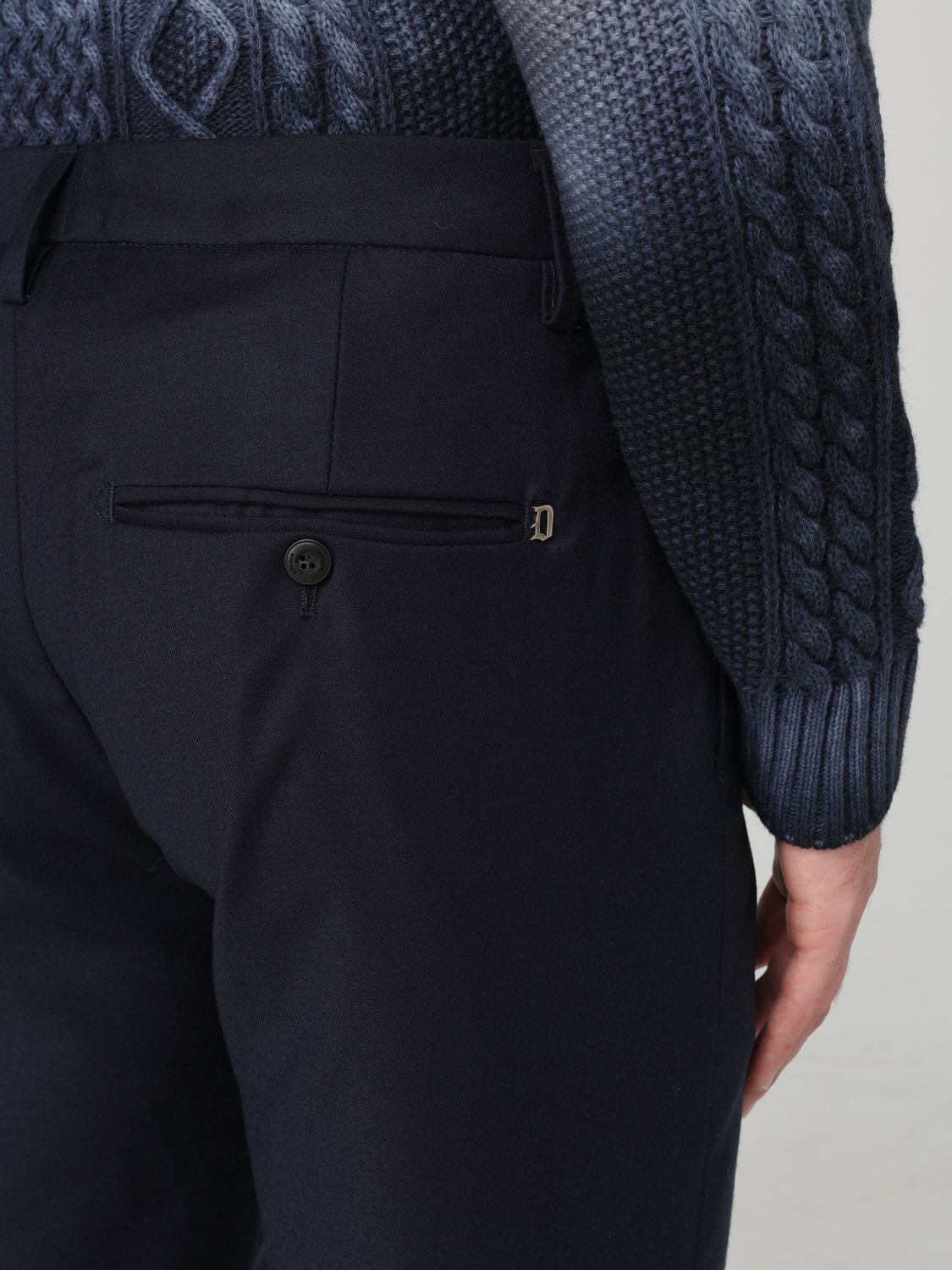 Pants Men color Blue