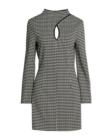 Woman Mini dress Black Size 4 Polyester, Viscose, Elastane