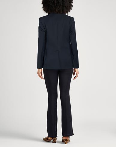 Caractère Woman Blazer Midnight blue Size 6 Polyester, Wool, Viscose, Elastane