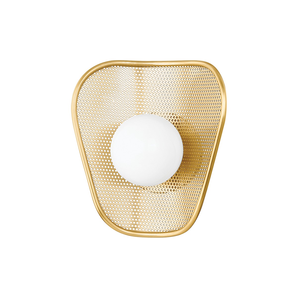 Aged Brass Wall Sconce from the Marta Collection