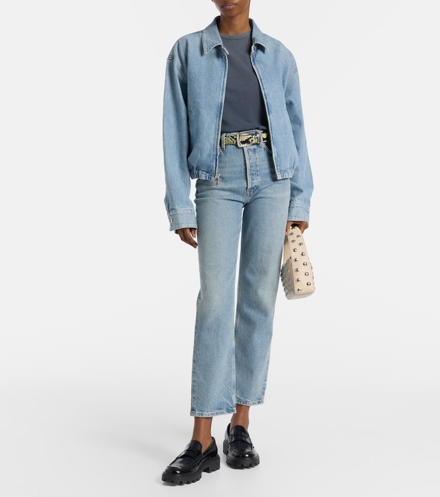 Nile zipped denim jacket