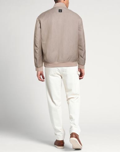 Man Jacket Beige Size XL Polyester, Viscose, Elastane
