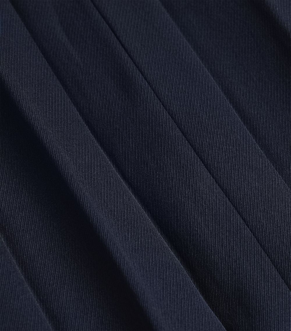 Wide-Pleat Edge Blazer