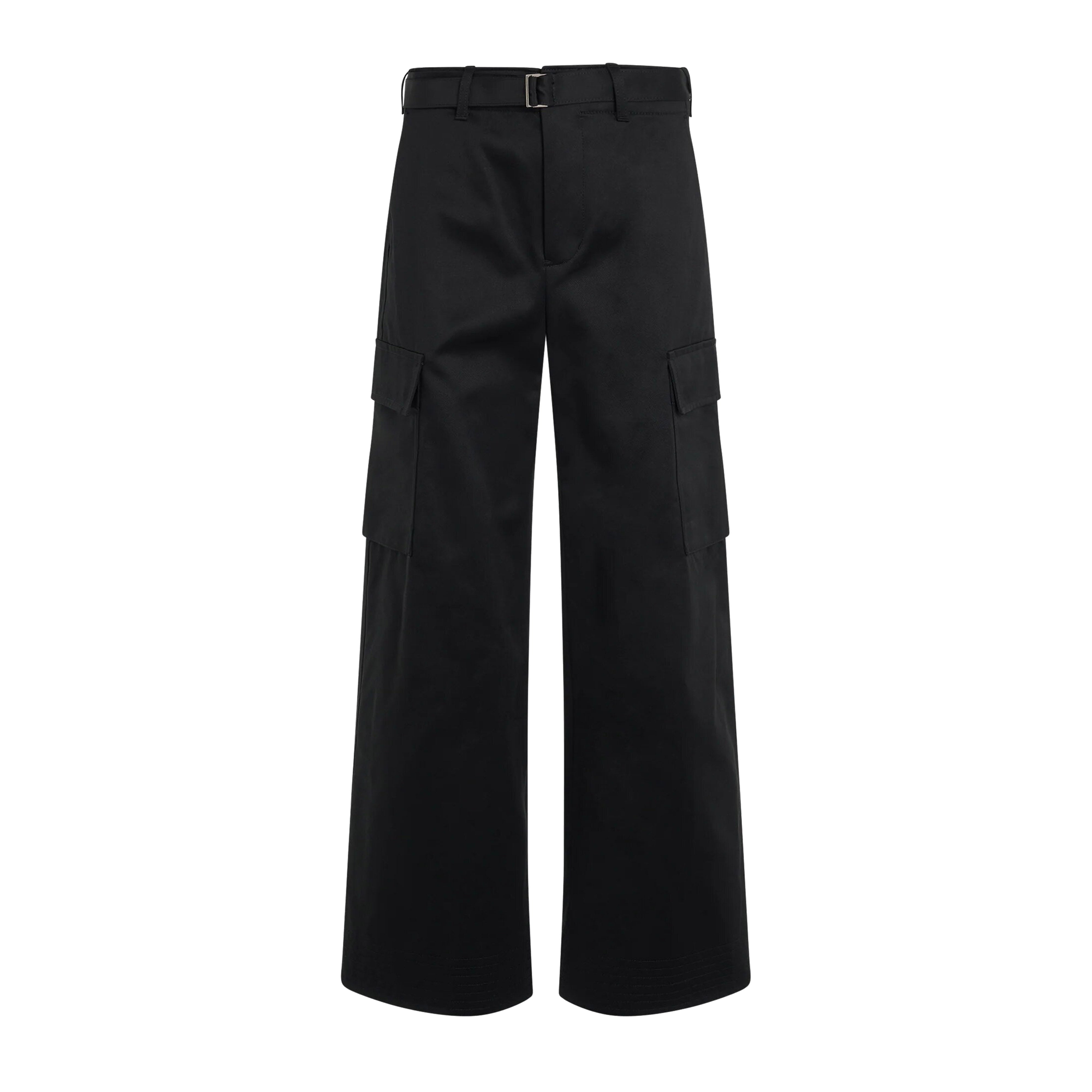 Stylish Cargo Mini Pants with Zip Closure and Button Fastening